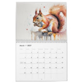 Waterverf Bos Vrienden Kalender (Mar 2027)