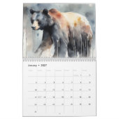 Waterverf Bos Vrienden Kalender (Jan 2027)