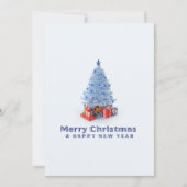 Waterverf bos vrolijke kerst Kaart (Voorkant)