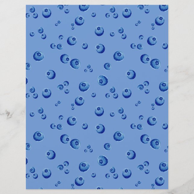 Waterverf bosbes (Voorkant)