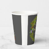 Waterverf bosbessen en champignons bruiloft papieren bekers (Rechts)