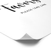 Waterverf bosbessen gunsten poster (Hoek)