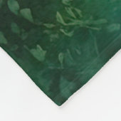 Waterverf Bosbomen Bossen Bosgrond Fleece Deken (Hoek)