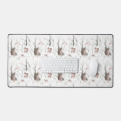 Waterverf Bosdieren Bureaumat (Keyboard & Muis)