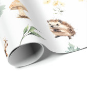 Waterverf bosdieren cadeaupapier (Rol Hoek)