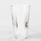 Waterverf Bosdieren Glas (Rechts)