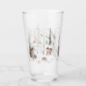 Waterverf Bosdieren Glas (Voorkant)