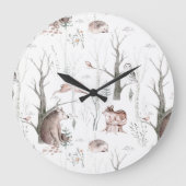 Waterverf Bosdieren Grote Klok (Voorkant)