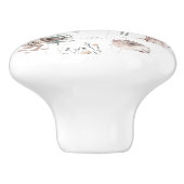 Waterverf Bosdieren Keramische Knop (Zijkant)