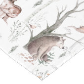Waterverf Bosdieren Korte Tafelloper (Hoek)