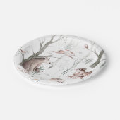 Waterverf Bosdieren Papieren Bordje (Gekanteld)