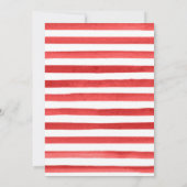 Waterverf bosdieren picknick Baby shower Kaart (Achterkant)