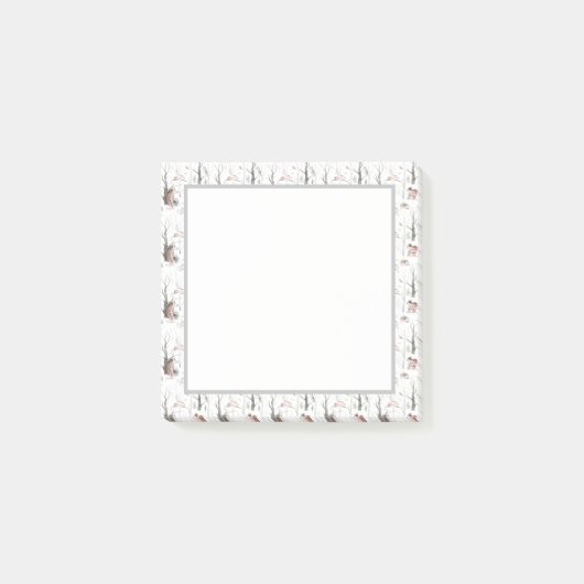 Waterverf Bosdieren Post-it® Notes (Voorkant)
