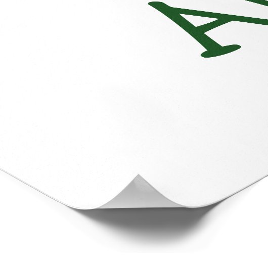 Waterverf Bosdieren Poster (Hoek)