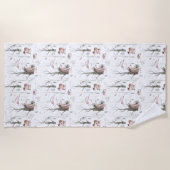 Waterverf Bosdieren Strandlaken (Voorkant)