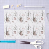 Waterverf Bosdieren Tissuepapier (Craft)