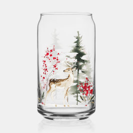 Waterverf Bosherten Vakantie Blikvorm Glas