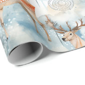 Waterverf Bosherten Winter (3) Cadeaupapier (Rol Hoek)