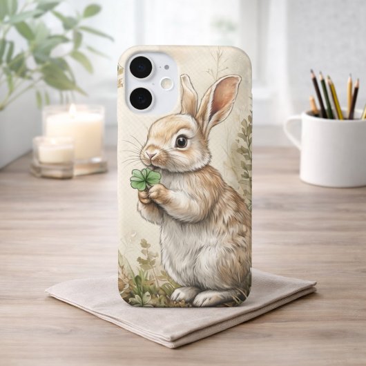 Waterverf Boskonijn Natuur Case-Mate iPhone Case