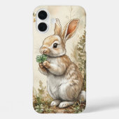 Waterverf Boskonijn Natuur Case-Mate iPhone Case (Achterkant)