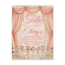 🎂 Waterverf Bosnimf Uitnodigingen