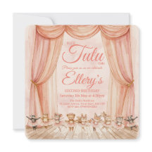 🎂 Waterverf Bosnimf Uitnodigingen