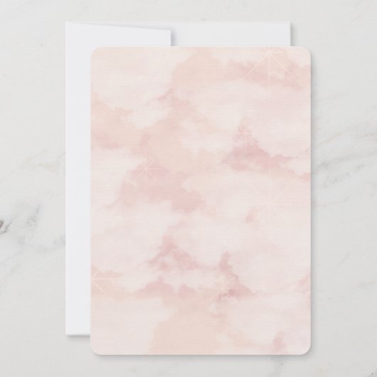 🎂 Waterverf Bosnimf Uitnodigingen (Achterkant)