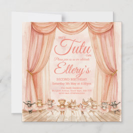 🎂 Waterverf Bosnimf Uitnodigingen Magnetische Uitnodiging