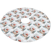 Waterverf Bospaddenstoelen betoverd bos Kerstboom Rok (Gekanteld)