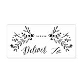 Waterverf bossen alstublieft leveren om rubberstempel (Afrduk)