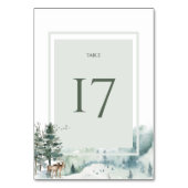 Waterverf bossen kaart (Achterkant)