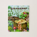 Waterverf Bossen Plant Naam bos paddestoelen Legpuzzel<br><div class="desc">Een puzzel met een aanpasbare naam/tekst met illustraties van de waterverf van de bospaddenstoelen,  moss en andere planten,  zou deze puzzel geweldig werken als een persoonlijke gave voor iemand die van paddenstoelenplukken,  natuur en puzzels houdt.</div>