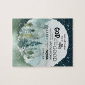 Waterverf Bossen Romans 8:28 Bijbelversie Legpuzzel (Horizontaal)