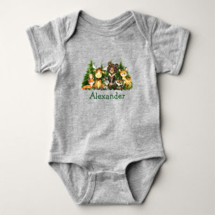 Waterverf Bossen Romper
