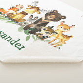 Waterverf Bossen Sherpa Deken (3/4)