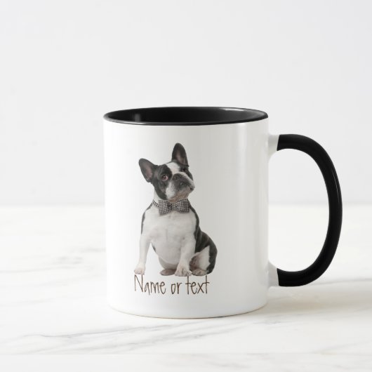 Waterverf Boston Terrier Dog Pet Custom Mok (Rechts)