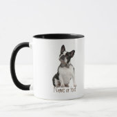 Waterverf Boston Terrier Dog Pet Custom Mok (Links)