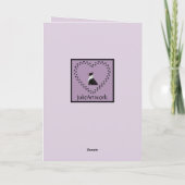 Waterverf Boston Terrier Wenskaart Kaart (Achterkant)