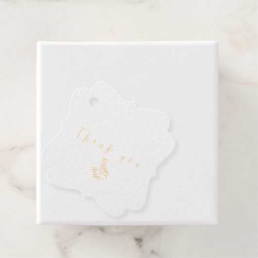 Waterverf bosvogel bedankjes labels (Met doos)