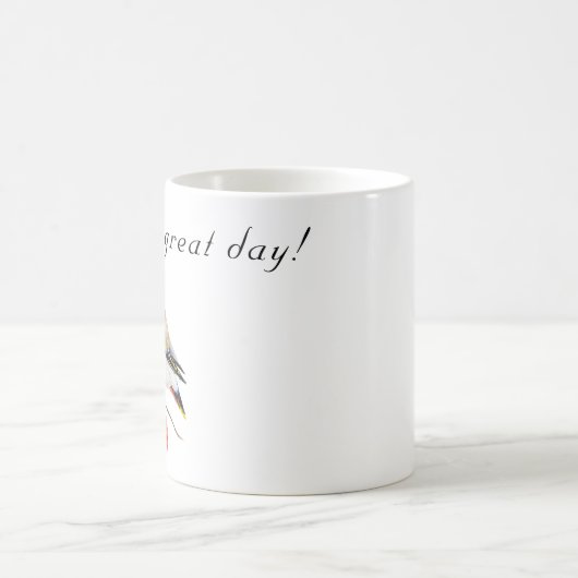 Waterverf bosvogel koffiemok (Center)