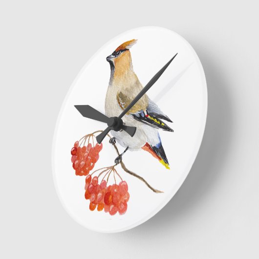 Waterverf bosvogel ronde klok (Hoek)