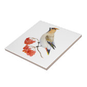 Waterverf bosvogel tegeltje (Zijkant)