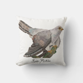 Waterverf bosvogels kussen