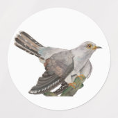 Waterverf bosvogels labels (Design 1)