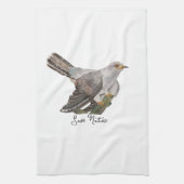 Waterverf bosvogels theedoek (Verticaal)