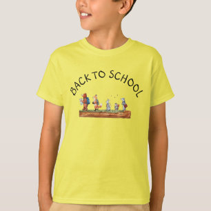 Waterverf Bosvrienden Terug naar School  T-shirt