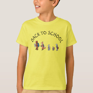 Waterverf Bosvrienden Terug naar School T-shirt