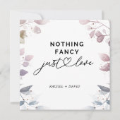 Waterverf Botanical We Elopement Kaarten (Voorkant)