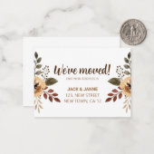 Waterverf Botanical We hebben de Kaart van de aank Notitiekaartje (Voorkant / Achterkant in situ)