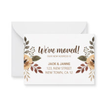 Waterverf Botanical We hebben de Kaart van de aank